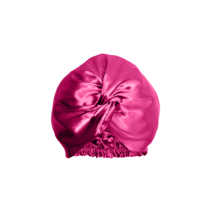 Turban matase roz fucsia