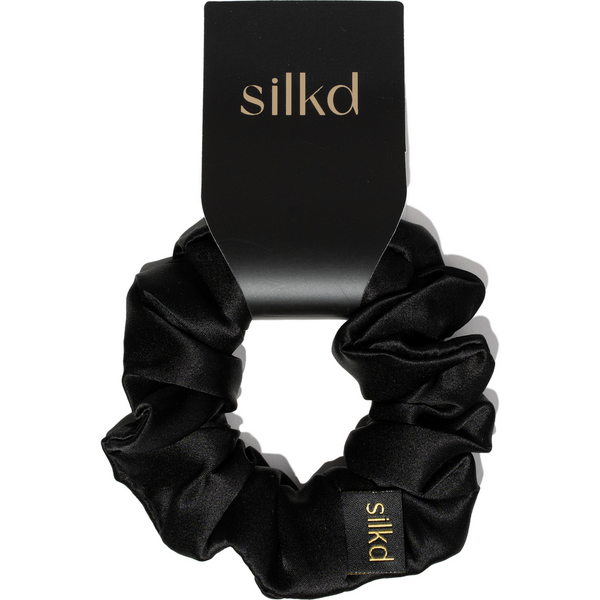 Silkd Elastic de par matase negru M