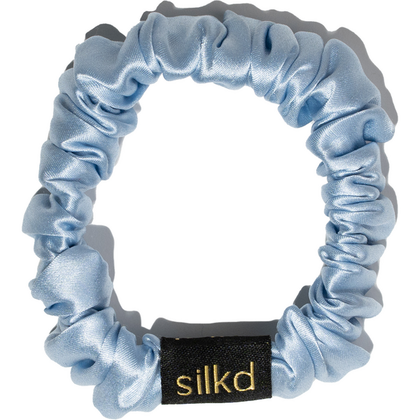 Silkd Elastic de par matase baby blue S