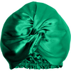 Turban matase verde smarald