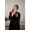 Silkd Turban matase verde smarald