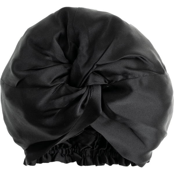 Silkd Turban matase negru