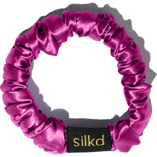 Silkd Elastic de par matase roz fucsia S