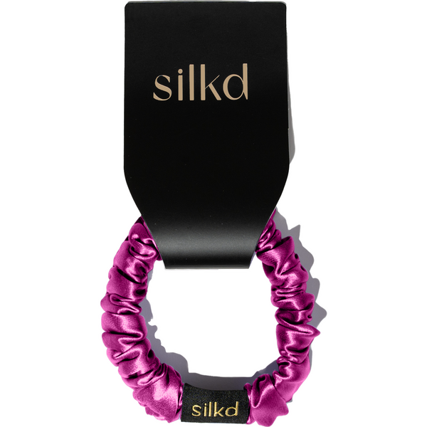 Silkd Elastic de par matase roz fucsia S