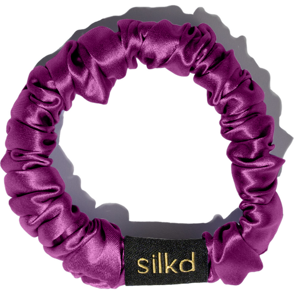 Silkd Elastic de par matase mov S