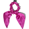 Elastic de par matase cu esarfa fucsia