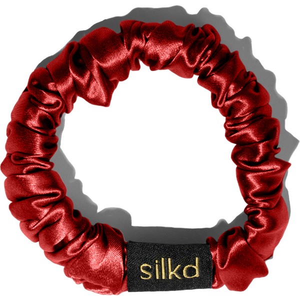 Silkd Elastic de par matase rosu S