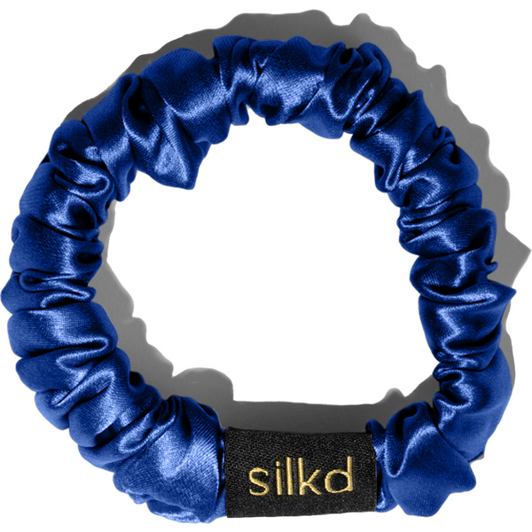 Silkd Elastic de par matase albastru royal S