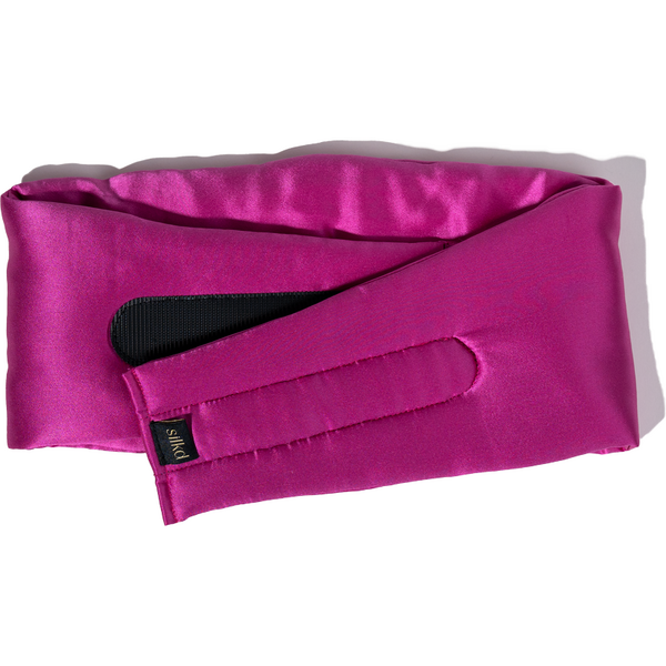 Silkd Masca de dormit blackout matase fucsia