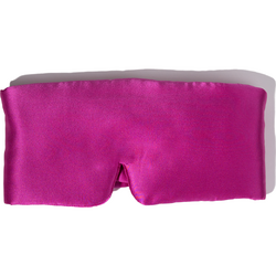 Masca de dormit blackout matase fucsia